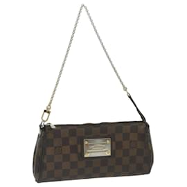 Louis Vuitton-LOUIS VUITTON Damier Ebene Eva Shoulder Bag 2way N55213 LV Auth 64157-Other