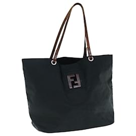 Fendi-Bolsa FENDI Nylon Preto Auth bs11434-Preto