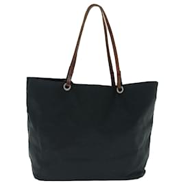 Fendi-FENDI Tote Bag Nylon Black Auth bs11434-Black