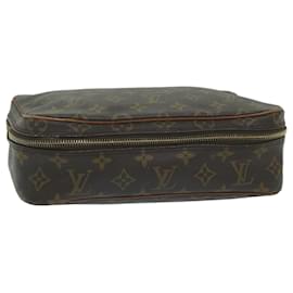 Louis Vuitton-LOUIS VUITTON Monogram Trousse Boite Cosmetic Pouch M47640 LV Auth ar11241-Monogram