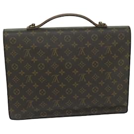 Louis Vuitton-LOUIS VUITTON Monogram Porte Documents Bandouliere Bag M53338 LV Auth 64154-Monograma