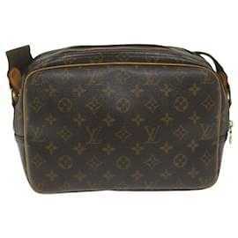 Louis Vuitton-LOUIS VUITTON Monogram Reporter PM Shoulder Bag M45254 LV Auth 62988-Monogram