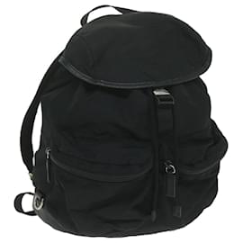Prada-PRADA Backpack Nylon Black Auth ai735-Black