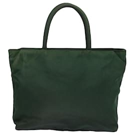 Prada-PRADA Hand Bag Nylon Green Auth 63631-Green