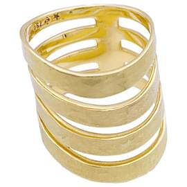 Autre Marque-Ring H.Stern, “Oscar Niemeyer”, matte yellow gold.-Other