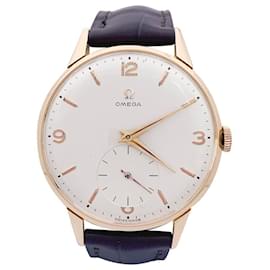 Omega-Omega watch,"jumbo", Rose gold, cuir.-Other