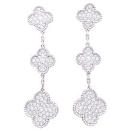 Autre Marque-Van Cleef & Arpels "Magic Alhambra" white gold earrings, diamants.-Other