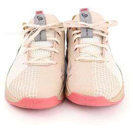 Nike-Sapatilhas de couro-Bege