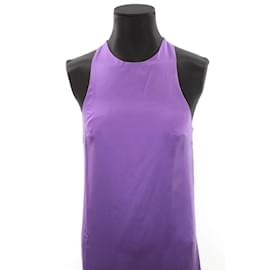 Autre Marque-Silk dress-Purple