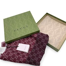 Gucci-gucci scarf-Dark red