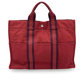 Hermès-Hermes Tote Bag Vintage Fourre-Tout-Red