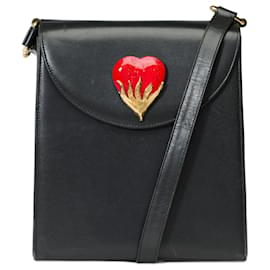 Yves Saint Laurent-YVES SAINT LAURENT Bag in Black Leather - 101705-Black