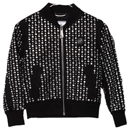 Philipp Plein-Philipp Plein, Bomber jacket with strass-Black