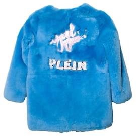 Philipp Plein-Philipp Plein, Fur jacket with strass-Other