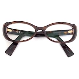 Christian Dior-Armação de óculos tipo tartaruga DIOR Dark Havave Tortoise-Estampa de leopardo,Avelã,Castanha,Castanho escuro