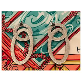 Dolce & Gabbana-Stunning DOLCE & GABBANA Wisp DJ earrings0823 geometric-Silvery