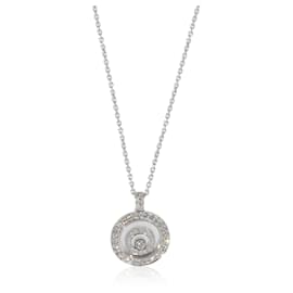 Chopard-Chopard Happy Spirit Circle Diamond Necklace in 18K white gold 0.72 ctw-Other