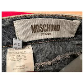 Moschino-Tamanho da saia jeans MOSCHINO 42 novo italiano-Azul