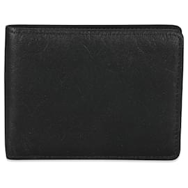 Louis Vuitton-Louis Vuitton Black Monogram Shadow Calfskin Multiple Wallet-Black