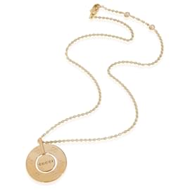 Gucci-Colgante circular con disco giratorio Icon de Gucci en 18K oro amarillo-Otro