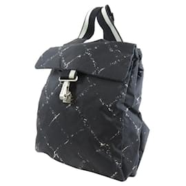 Chanel-Traveline Backpack-Black,White,Grey