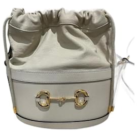 Gucci-GUCCI  Handbags T.  leather-White