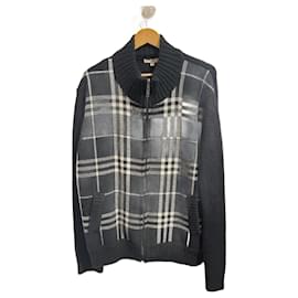 Burberry-BURBERRY  Knitwear & sweatshirts T.International XL Wool-Black