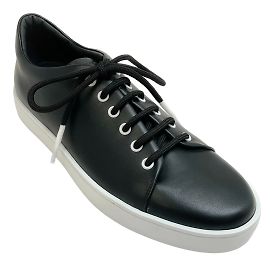 Scarpe da ginnastica Semanada in pelle nera Manolo Blahnik Nero
