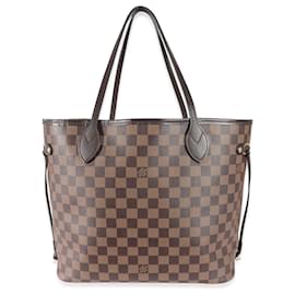 Louis Vuitton-Toile Louis Vuitton Damier Ebene Neverfull Mm-Marron