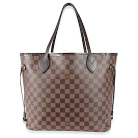 Louis Vuitton-Toile Louis Vuitton Damier Ebene Neverfull Mm-Marron