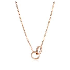 Cartier-Pingente de diamante Cartier Love em 18k Rose Gold 0.22 ctw-Outro