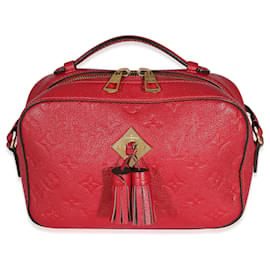 Louis Vuitton-Bandolera Louis Vuitton Empreinte Saintonge con monograma rojo-Roja