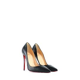CHRISTIAN LOUBOUTIN  Heels T.eu 37 leather Black