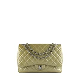 Chanel-CHANEL  Handbags T.  leather-Green