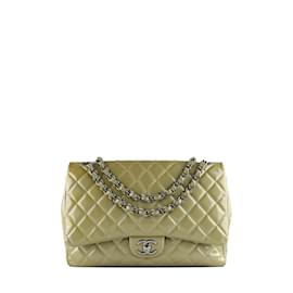 Chanel-Bolsas CHANEL T.  Couro-Verde