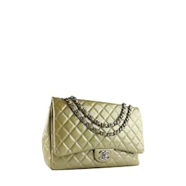 Chanel-CHANEL Handtaschen T.  Leder-Grün