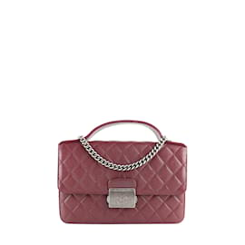 Chanel-CHANEL  Handbags T.  leather-Dark red