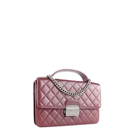 Chanel-CHANEL  Handbags T.  leather-Dark red