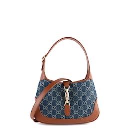 Gucci-GUCCI  Handbags T.  leather-Navy blue