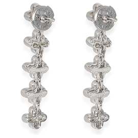 Tiffany & Co-TIFFANY & CO. Lace Diamond Long Drop  Earrings in Platinum 0.8 ctw-Other