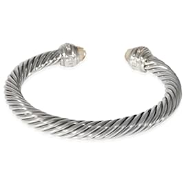 David Yurman-David Yurman Cable Bracelet With Citrine in Sterling Silver 0.41 ctw-Other