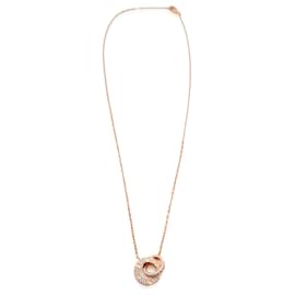 Cartier-Cartier Love Diamond Necklace in 18k Rose Gold 0.30 ctw-Other