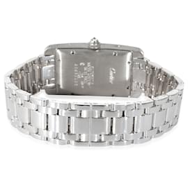 Cartier-Cartier Tank Americaine WB7026l1 Unisex Watch in  White Gold-Other