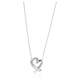 Tiffany & Co-TIFFANY & CO. Paloma Picasso Loving Heart Pendant in Sterling Silver-Other