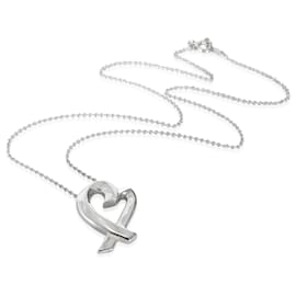 Tiffany & Co-TIFFANY & CO. Paloma Picasso Loving Heart Pendant in Sterling Silver-Other