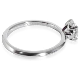 Tiffany & Co-TIFFANY & CO. Tiffany True Engagement Ring in Platinum 0.92 ctw-Other