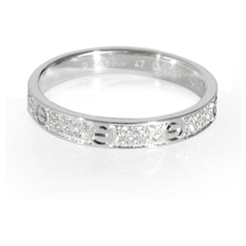 Cartier-Cartier Love Diamond Wedding Band in 18K white gold 0.19 ctw-Other