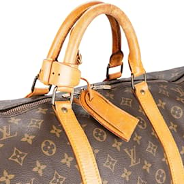 Louis Vuitton-Louis Vuitton Leinwand-Monogramm-Keepall 60-Braun