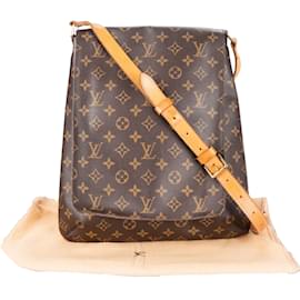 Louis Vuitton-Louis Vuitton Canvas Monogram Salsa Musette Crossbody Bag-Brown