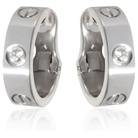 Cartier-Cartier Love Boucles d'oreilles diamant 18K or blanc-Autre
